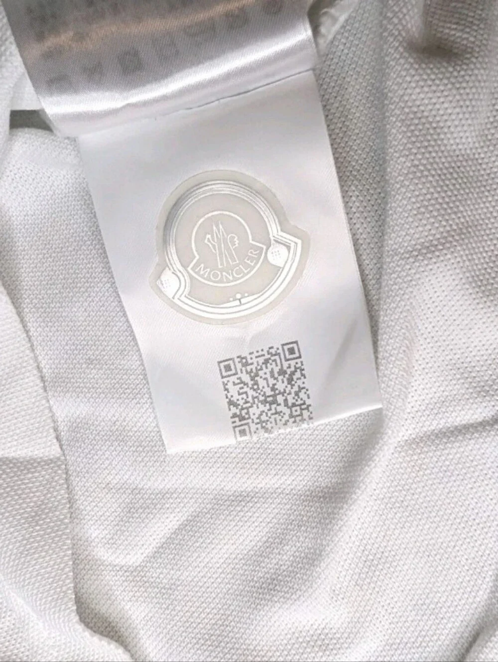 Moncler Short Sleeve Polo Shirt White Men Size XL - See Description Measurements - Picture 4 of 7